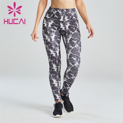 Ladies Fashion and Novel Wave Print Leggings Customization