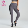 Simple Black And Gray Color Matching Leggings Customization