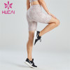 OEM Ladies High Waist Printed Cycling Shorts Custom Women Wear