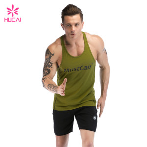 Custom Workout Clothes High Quality Green Tank Top Factory Private Label Manufacture