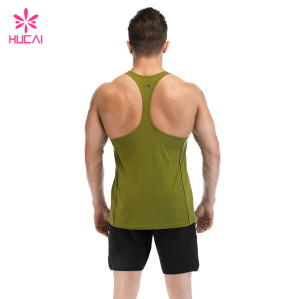 Custom Workout Clothes High Quality Green Tank Top Factory Private Label Manufacture