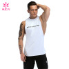 Custom Workout Clothes Private Label  LOGO White Tank Top Manufacturer Factory Supplier