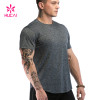 Hot Sales Custom Gym Wear Grey T-shirt Factory Manufacturer Supplier