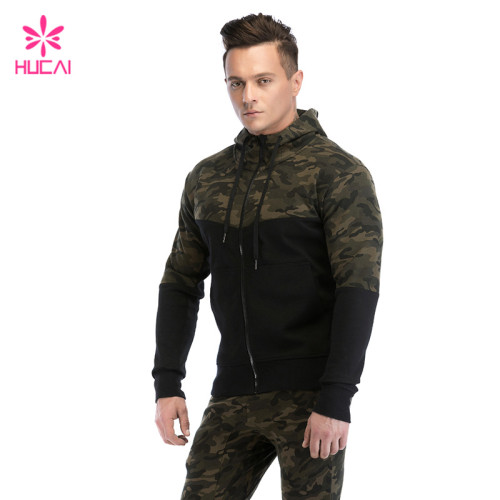 Private Label Fashion Custom Camouflage long sleeve Gym Hoodie China Manufacturer