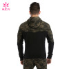 Private Label Fashion Custom Camouflage long sleeve Gym Hoodie China Manufacturer