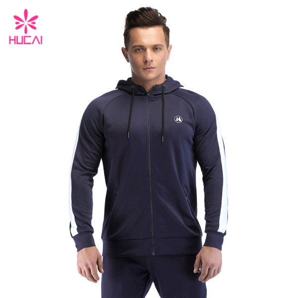 Factory Fashion Black And White Gym Hoodies Custom Manufacture Activewear Suppliers