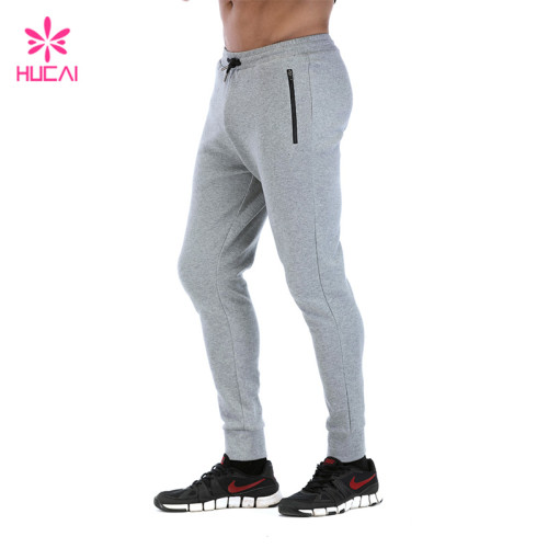 Private Label Fashion Custom Men Light Grey  Joggers Factory China Manufacturer