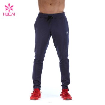 OEM Fashion Custom LOGO Stripe Men Black Joggers Fitness Apparel Supplier Manufacturer