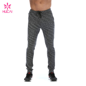 Private Label Fashion Custom Men Stripe Grey Joggers Custom Manufacturer