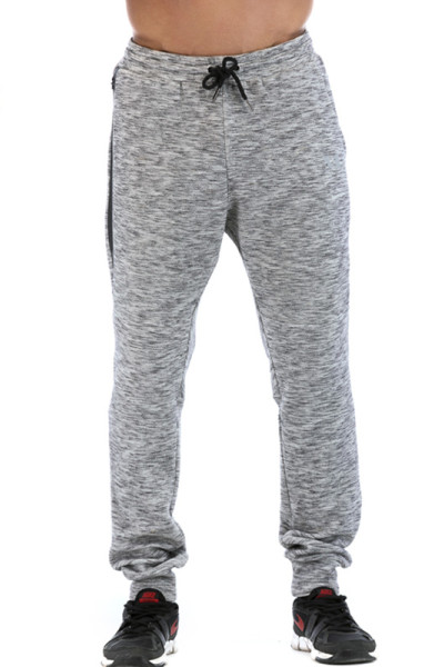 OEM Fashion Custom Men Running Stripe Grey Joggers Factory Fitness Apparel Supplier