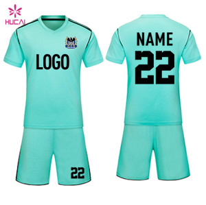 Custom New China Manufacture Custom Men Sportswear Soccer Uniform Kids Football Jersey Set