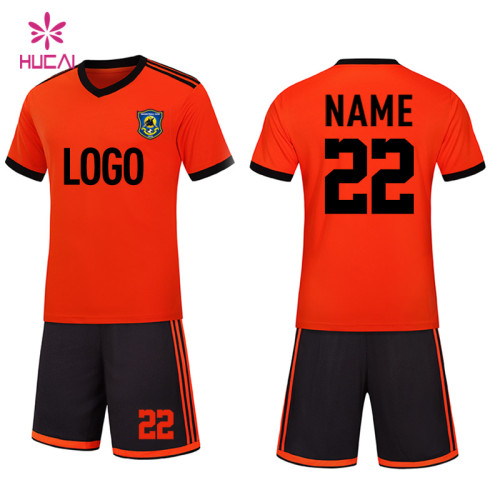 Custom Breathable Team Wear Football Shirts Factory Manufacturer Youth Soccer Jersey