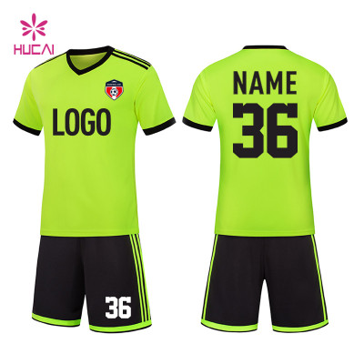 Custom Breathable Team Wear Football Shirts Factory Manufacturer Youth Soccer Jersey