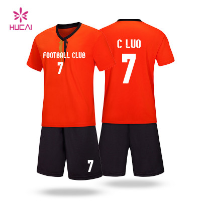 Custom Made Soccer Uniform Plain Latest Design Sports Jersey Factory Manufacturer