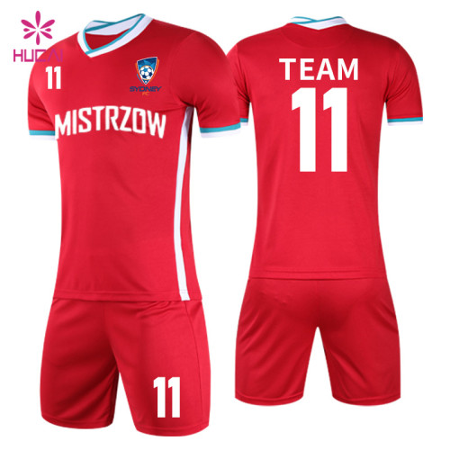 OEM Available Custom Soccer Wear Sublimation Multi Color Kids Youth Soccer Uniform Set Football Jersey