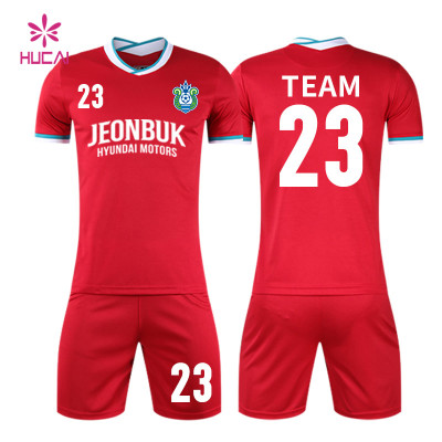 OEM Custom Soccer Wear Sublimation Multi Color Kids Youth Soccer Uniform Set