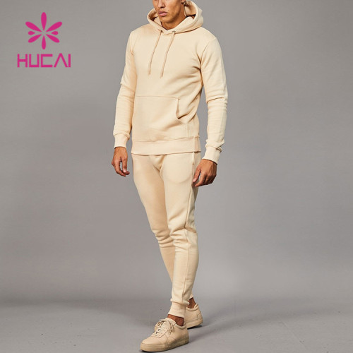 Fully customized pullover outdoor hoodie & jogger sets custom mens tracksuit