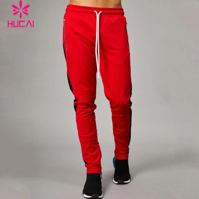 custom men jackets full zip top printed casual red  jackets sports tracksuits factory