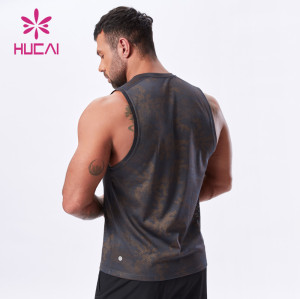fitness style breathable vest activewear vest tank top Men china suppiler