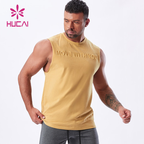 2022 new fabric breathable vest fitness vest tank top Men china Sports Apparel Suppliers