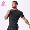 new elastic fabric fitness T - shirt Men china manufacturers
