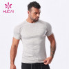 ODM new stretchable fabric fitness T - shirt Running Men china Gym Wear Manufacturers