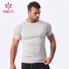 ODM new stretchable fabric fitness T - shirt  Running Men china Gym Wear Manufacturers