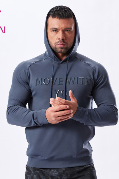 OEM 2022 Outdoor Fitness Hoodie Men china Factory manufacturers Sports Apparel Suppliers