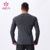 custom fitness gymwear long sleeve Men china Sportswear Manufacturer