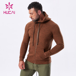 ODM quick drying fitness gymwear long sleeve hoodie Men china Private Label manufacturers