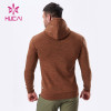 ODM quick drying fitness gymwear long sleeve hoodie Men china Private Label manufacturers