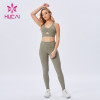 Custom Wholesale Gym Clothes Fitness sport bra suit China Manufacturer