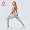 New Fabric Custom Wholesale Gym Clothes Fitness sport bra suit China Manufacturer