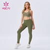 Custom Wholesale Gym Clothes Fitness sport bra suit China Manufacturer