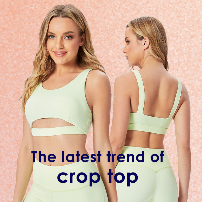 The latest trend of crop top