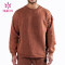 ODM Washed Process Men Spandex Running Sweatshirts China Manufacturer Private Label