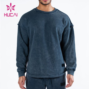 OEM Factory Washed Process Men Sweatshirts China Manufacturer