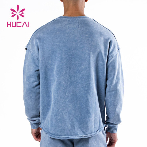 Custom Factory Oversized Washed Process Men Sweatshirts China Manufacturer