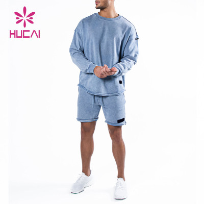 Custom Factory Oversized Washed Process Men Sweatshirts China Manufacturer