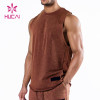 Relaxed Fit Washed Process Men Tank Top China Manufacturer