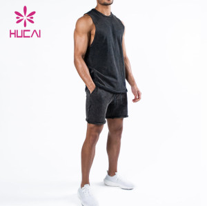 Private Brand Washed Process Men Tank Top China Manufacturer
