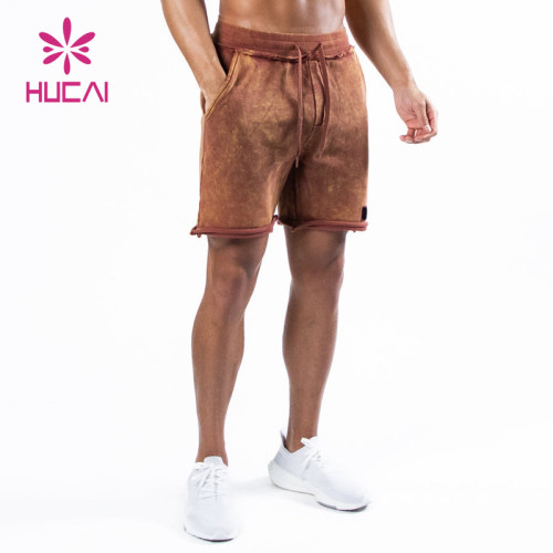 Custom Brand Logo Washed Process Men Shorts China Manufacturer