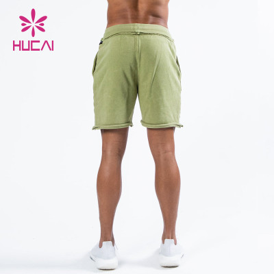Custom Private Label Logo Washed Process Men Shorts China Manufacturer