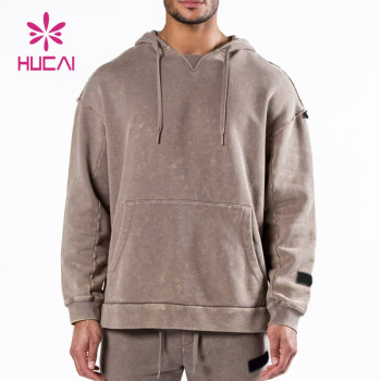 Custom Private Label Color Washed Process Men Hoodie China Manufacturer Supplier