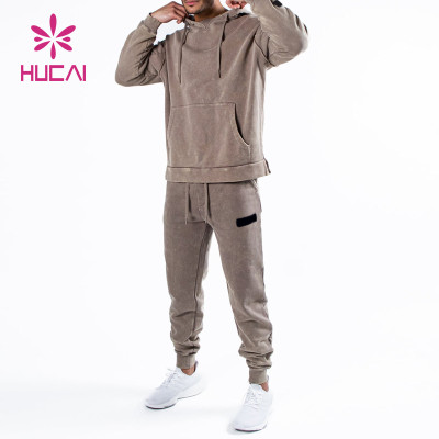 Custom Private Label Color Washed Process Men Hoodie China Manufacturer Supplier