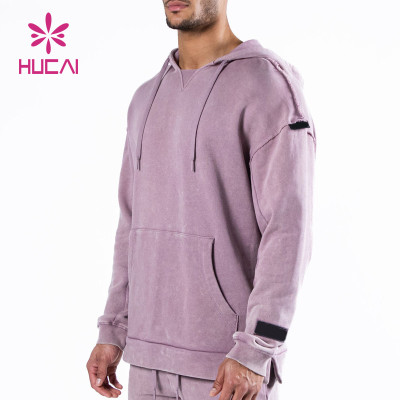 Private Label New Design Washed Process Men Hoodie China Manufacturer