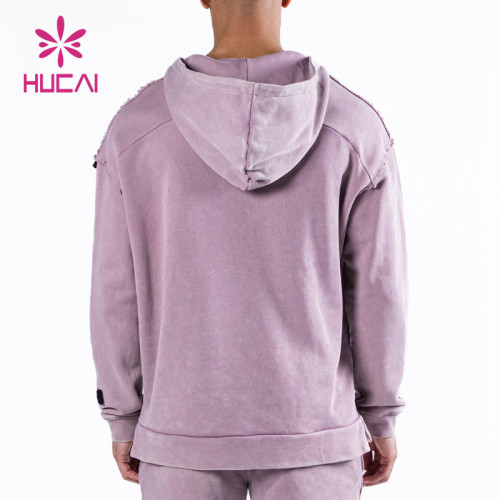 Private Label New Design Washed Process Men Hoodie China Manufacturer