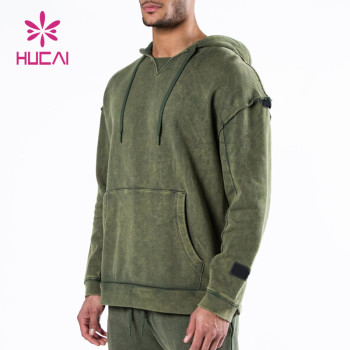 OEM ODM Washed Process Men Hoodie China Manufacturer Custom Factory Supplier