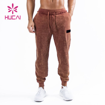 OEM Oversized Fit Washed Process Men Joggers China Manufacturer Supplier