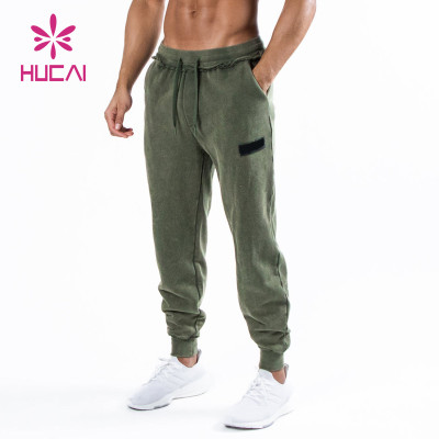 Custom OEM  Quick-Drying Washed Process Running Men Joggers China Manufacturer